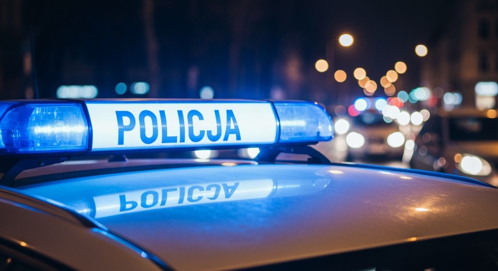 Pijany kierowca próbował uciec na łąkę, ale nie oszukał policji