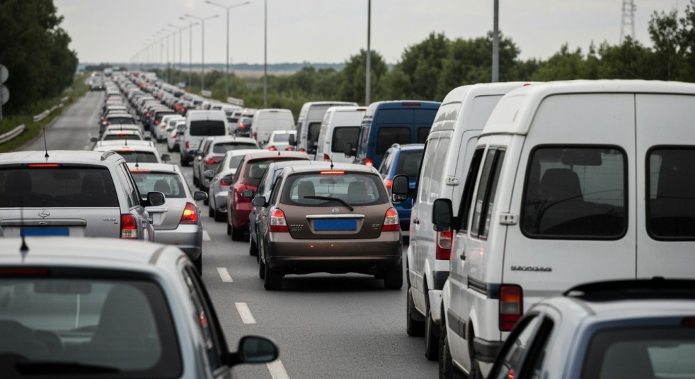 Utrudnienia na S61 po wypadku ciężarówki w Starej Jakaci