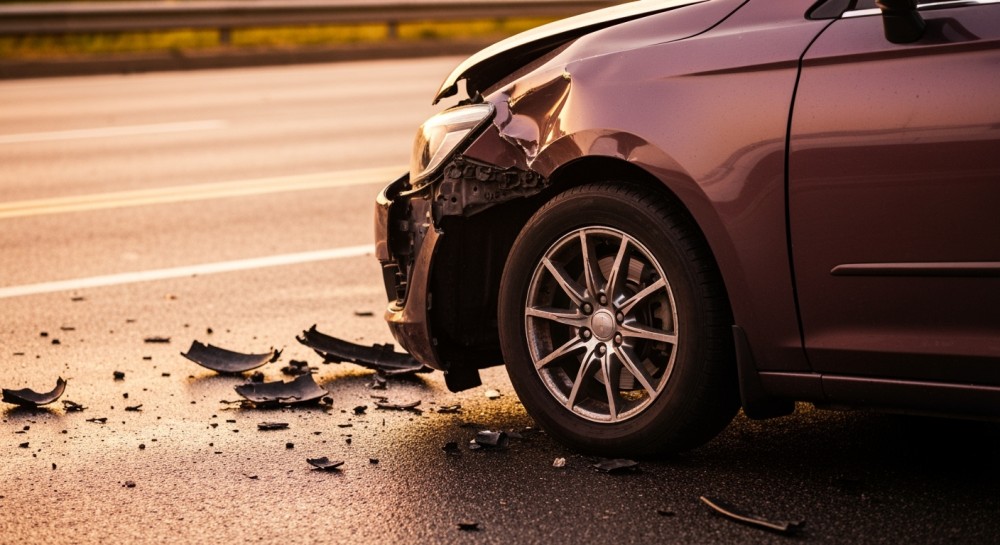 Groźne zderzenie ciężarówki z osobówką na trasie Łomża-Ostrołęka w Starych Kupiskach