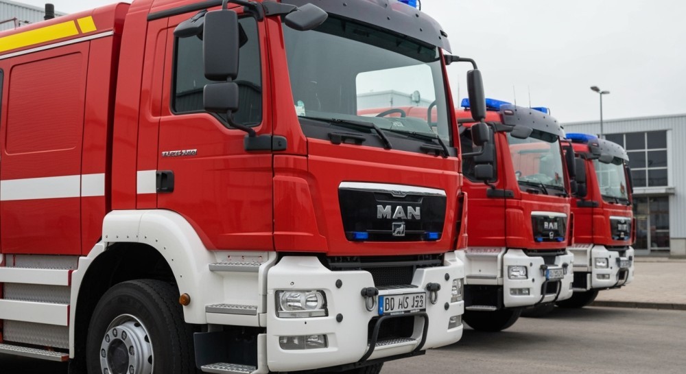 Zimowa akcja odśnieżania dachów w Miastkowie: Strażacy dbają o bezpieczeństwo mieszkańców